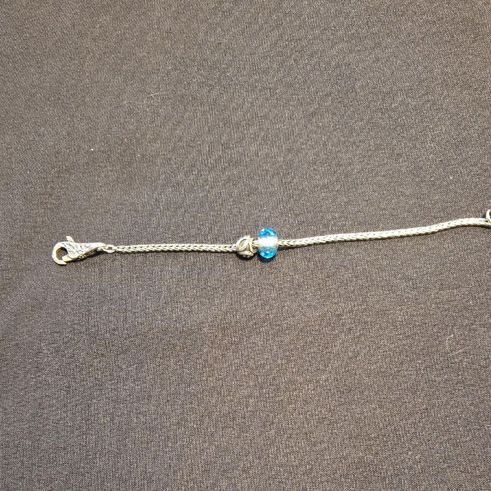 Trollbeads Sterling Silver Foxtail Bracelet - Picture 2 of 8